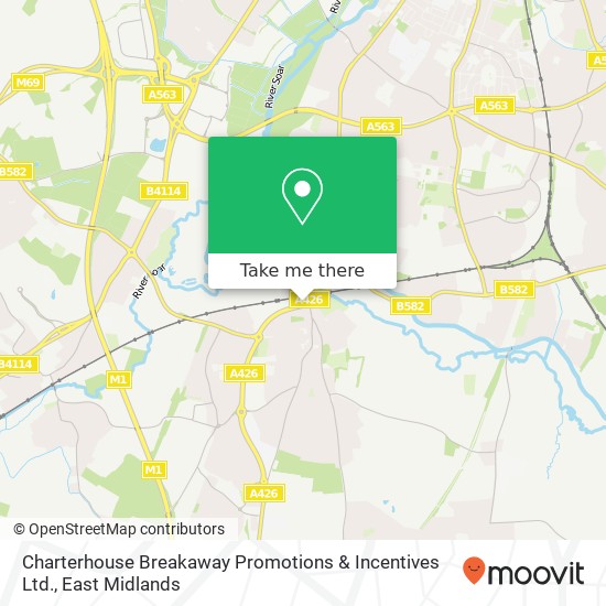 Charterhouse Breakaway Promotions & Incentives Ltd. map