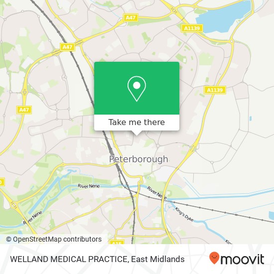 WELLAND MEDICAL PRACTICE map