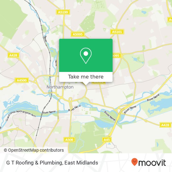 G T Roofing & Plumbing map