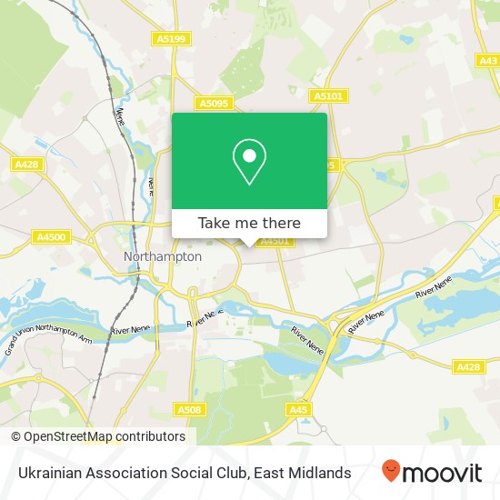 Ukrainian Association Social Club map