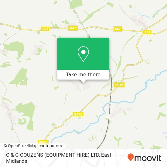 C & G COUZENS (EQUIPMENT HIRE) LTD map