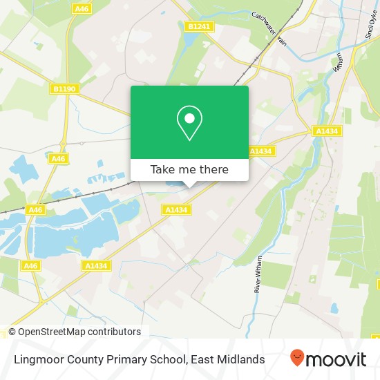 Lingmoor County Primary School map