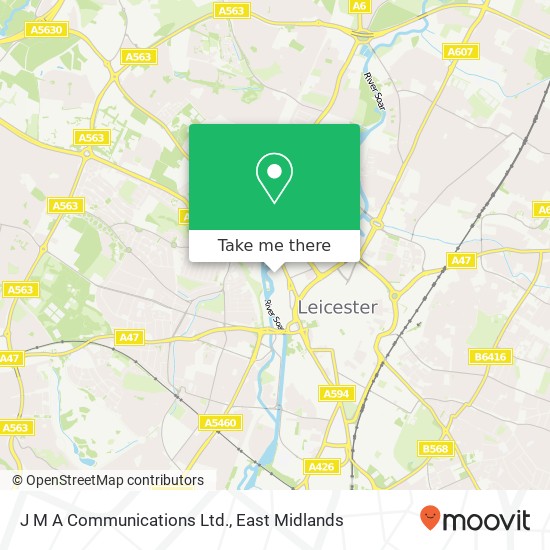 J M A Communications Ltd. map