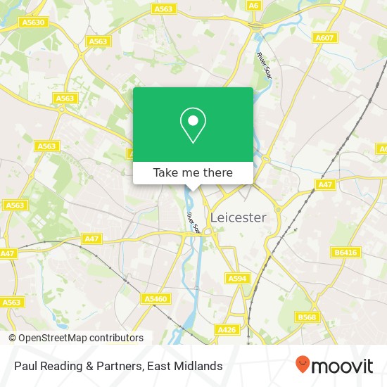 Paul Reading & Partners map