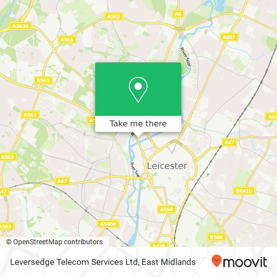 Leversedge Telecom Services Ltd map