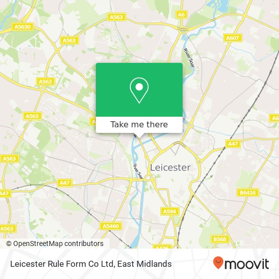 Leicester Rule Form Co Ltd map