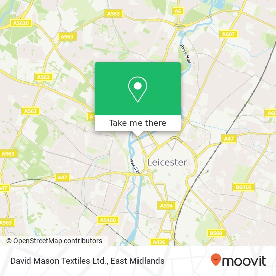 David Mason Textiles Ltd. map
