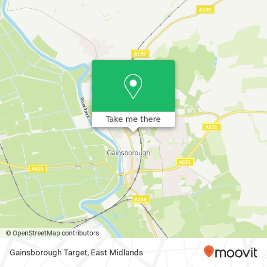 Gainsborough Target map
