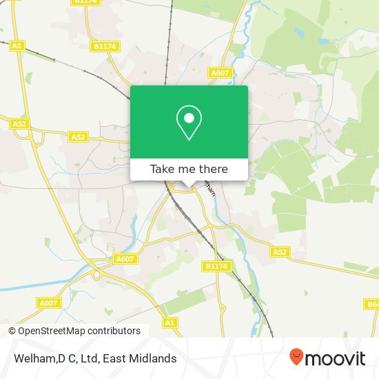 Welham,D C, Ltd map