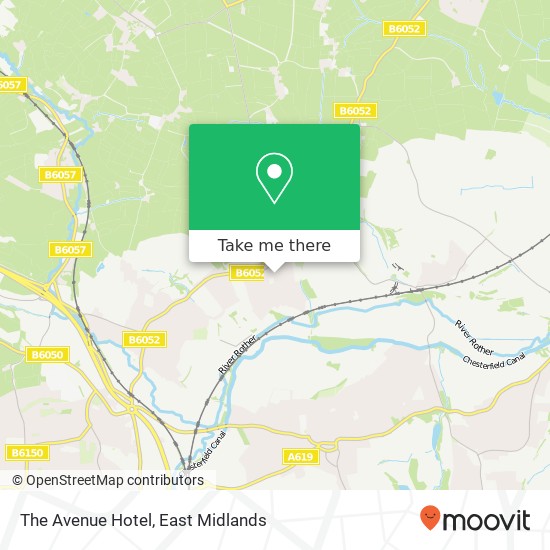The Avenue Hotel map