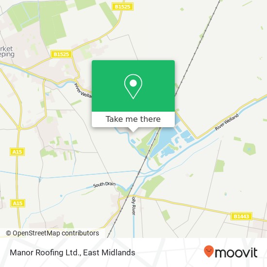 Manor Roofing Ltd. map