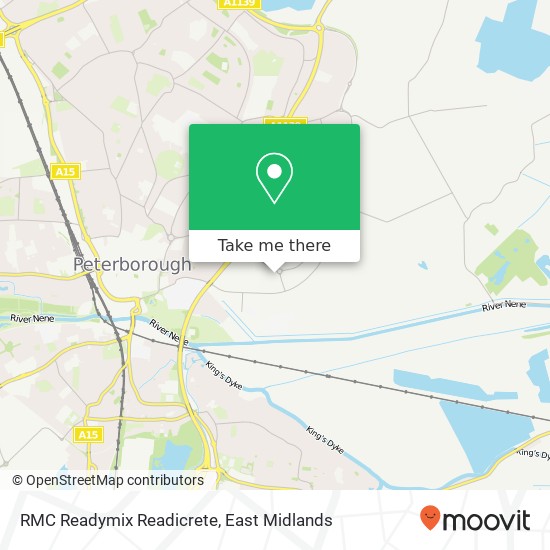 RMC Readymix Readicrete map