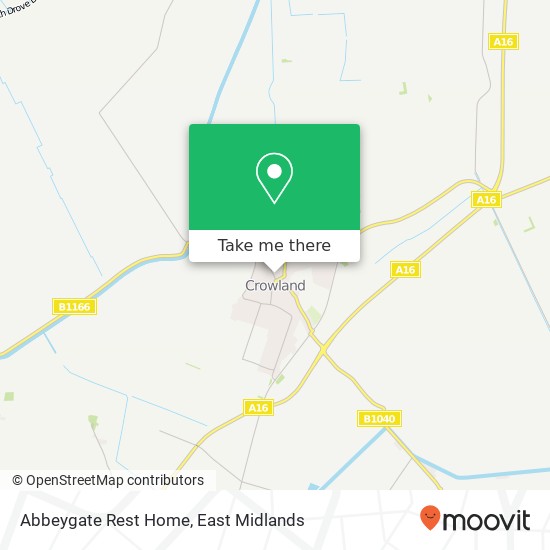 Abbeygate Rest Home map