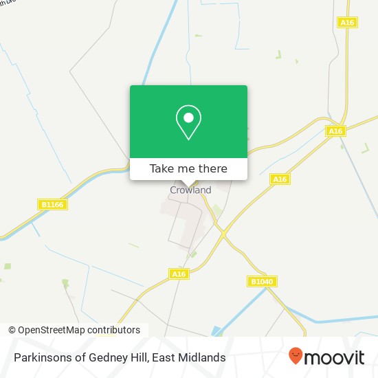 Parkinsons of Gedney Hill map