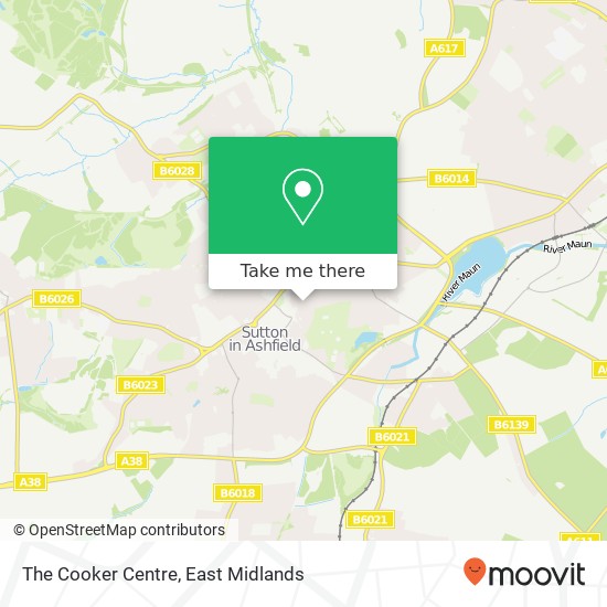 The Cooker Centre map
