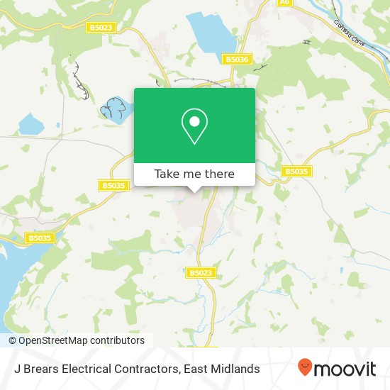 J Brears Electrical Contractors map