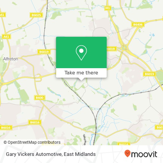 Gary Vickers Automotive map