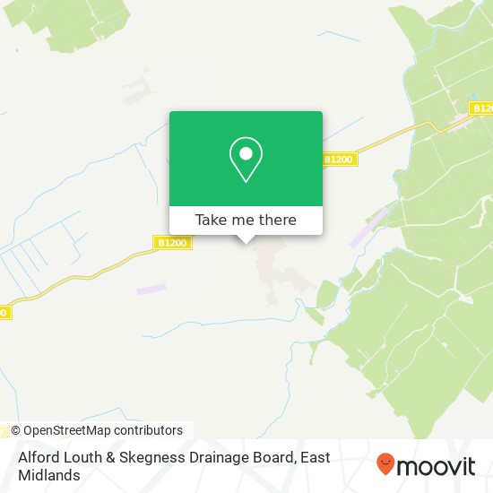 Alford Louth & Skegness Drainage Board map