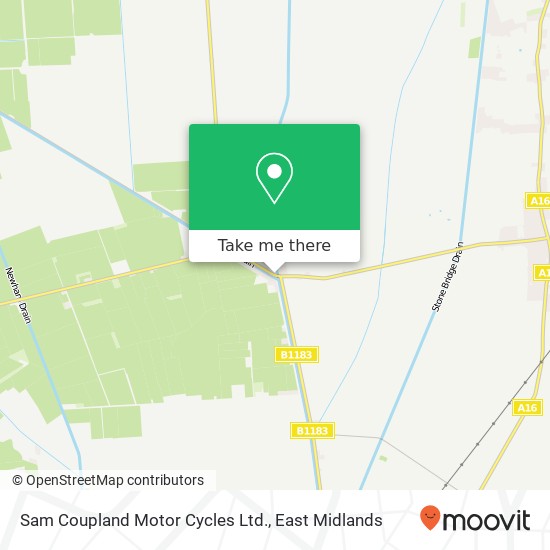 Sam Coupland Motor Cycles Ltd. map