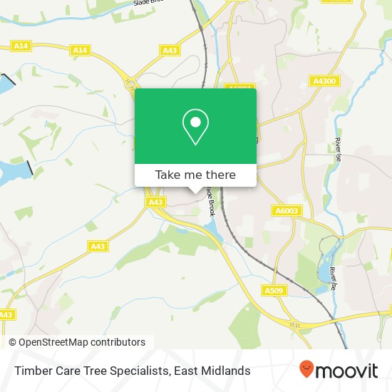 Timber Care Tree Specialists map