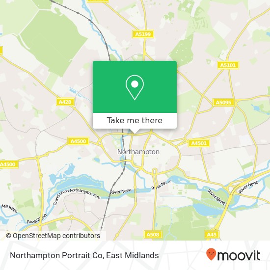 Northampton Portrait Co map