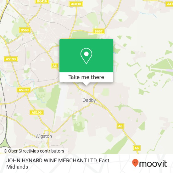 JOHN HYNARD WINE MERCHANT LTD map