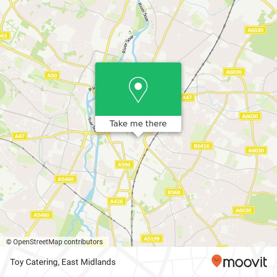 Toy Catering map