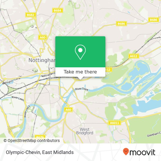 Olympic-Chevin map
