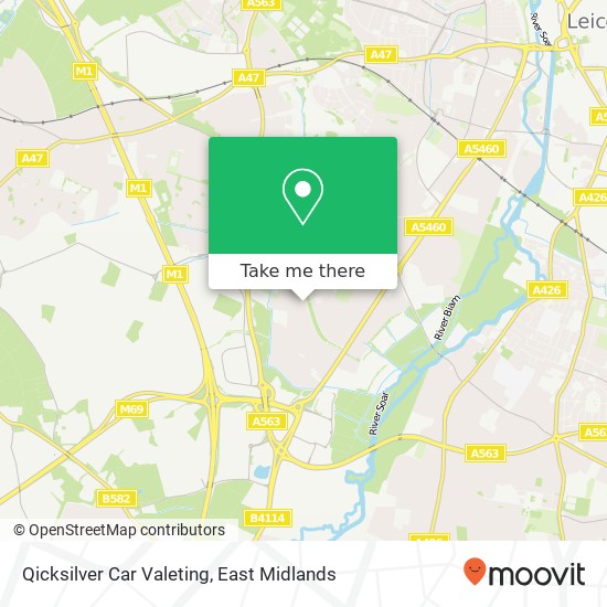 Qicksilver Car Valeting map