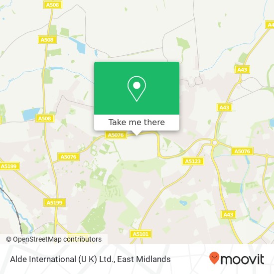 Alde International (U K) Ltd. map