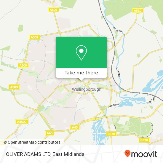 OLIVER ADAMS LTD map