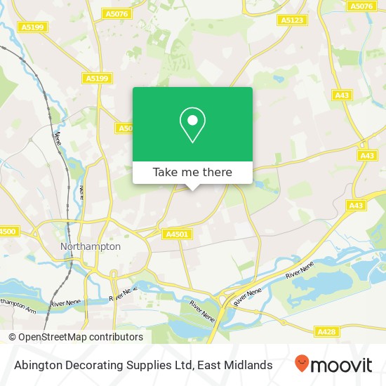 Abington Decorating Supplies Ltd map