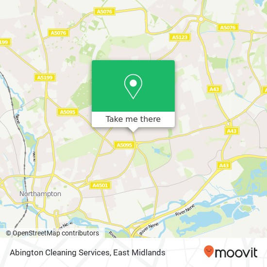 Abington Cleaning Services map