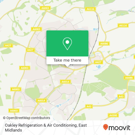 Oakley Refrigeration & Air Conditioning map