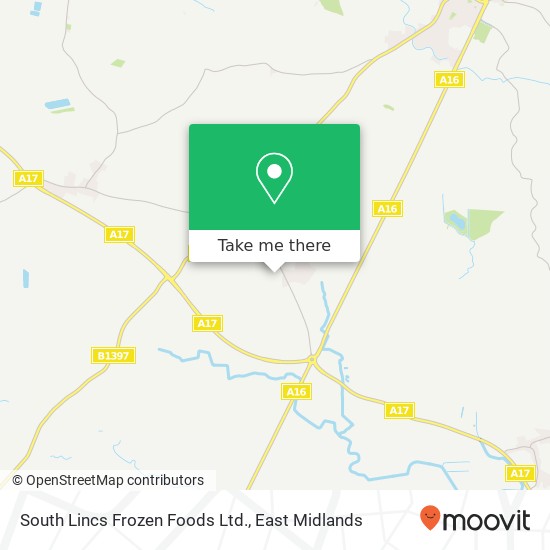 South Lincs Frozen Foods Ltd. map