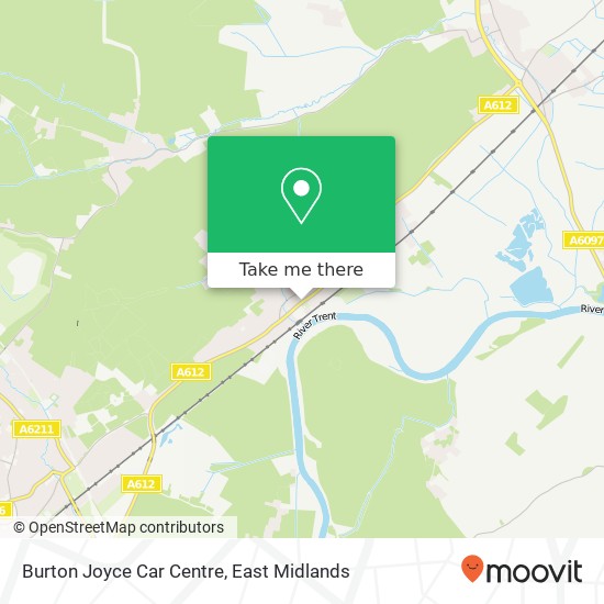 Burton Joyce Car Centre map