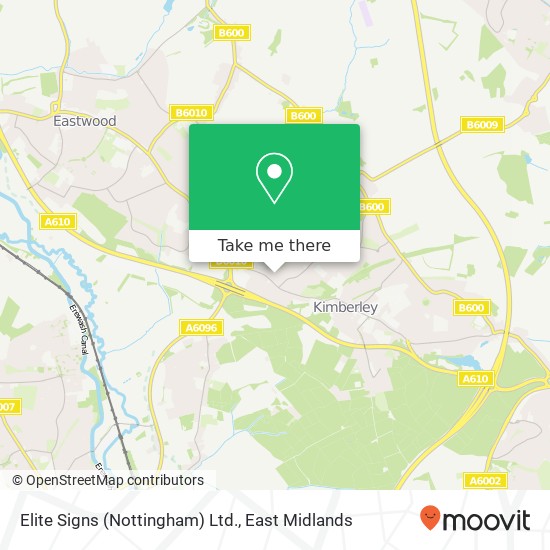 Elite Signs (Nottingham) Ltd. map
