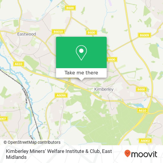 Kimberley Miners' Welfare Institute & Club map