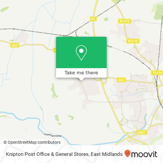 Knipton Post Office & General Stores map