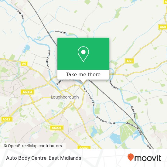 Auto Body Centre map