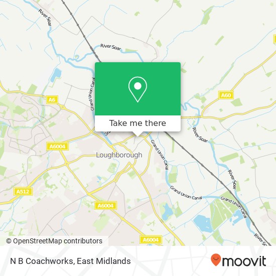 N B Coachworks map