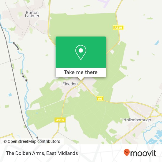 The Dolben Arms map