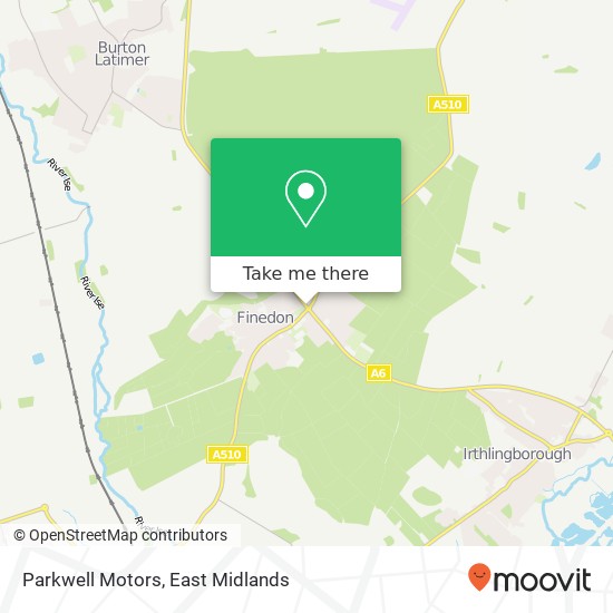 Parkwell Motors map
