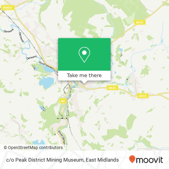 c / o Peak District Mining Museum map