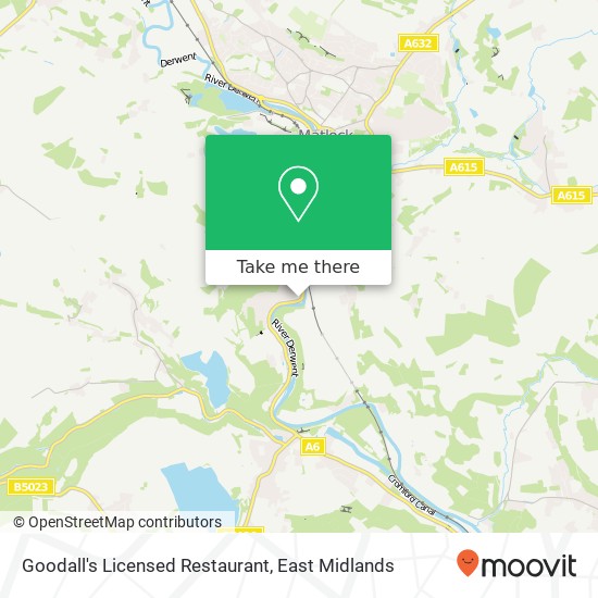 Goodall's Licensed Restaurant map