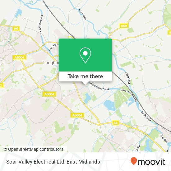 Soar Valley Electrical Ltd map