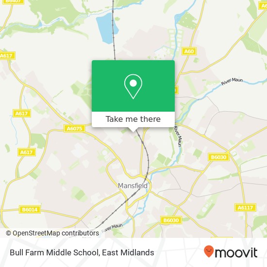 Bull Farm Middle School map