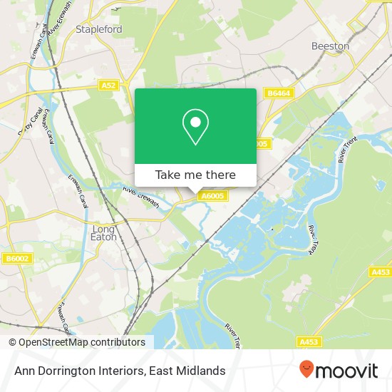 Ann Dorrington Interiors map