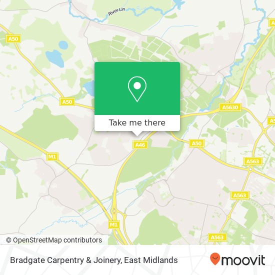 Bradgate Carpentry & Joinery map
