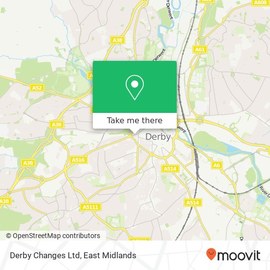 Derby Changes Ltd map
